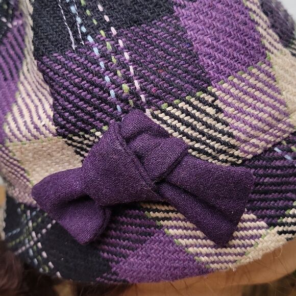 Kate Landry. Wool Blend Hat. Vintage Plaid. Gorgeous. EUC - Picture 2 of 9